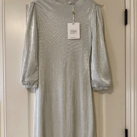 Elegant Pleated Dress - Picture 1 of 5